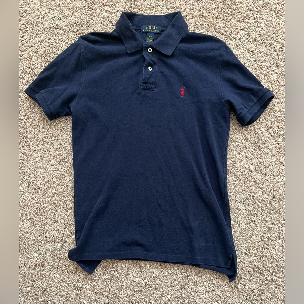 Dark blue Polo Ralph Lauren with red horseman